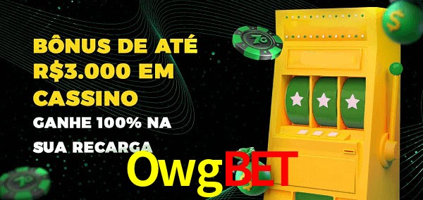 Owgbet melhor bônus de depósito